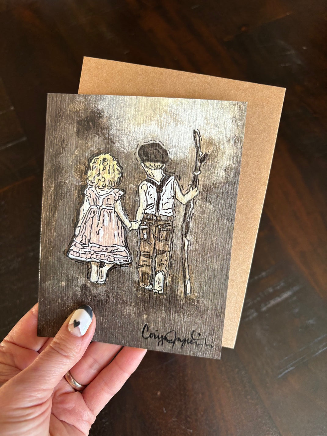 Side by Side | Greeting Card