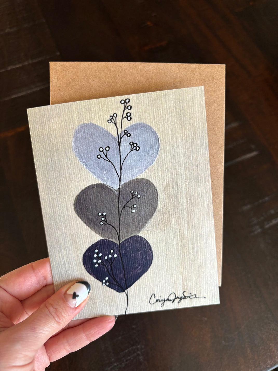 Three Hearts | Greeting Card