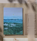 Moon Over The Mountain - Mt. Hood, OR | Greeting Card